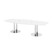 Konferenztisch 280cm Säulenfuß, We