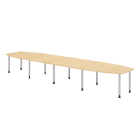 Konferenztisch 520cm/10 Rundrohrfü& gallery