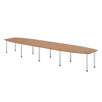 Konferenztisch 520cm/10 Chromfü&szl gallery