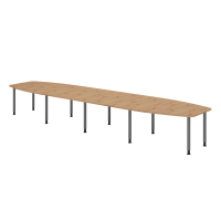 Konferenztisch 520cm/10 Rundrohrfü& gallery