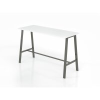 Stehtisch 175x68x104cm (BxTxH) wei&szlig gallery