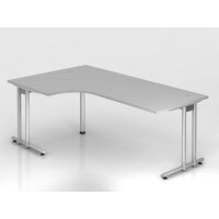 Winkeltisch C-Fuß 200x120cm 90&deg gallery