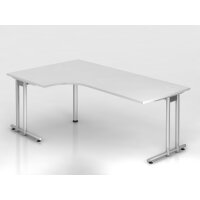 Winkeltisch C-Fuß 200x120cm 90&deg gallery