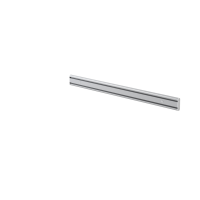 Orga-Schiene 120 cm, ohne Halterung, silber
