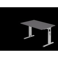 Schreibtisch C-Fuß 120x80cm