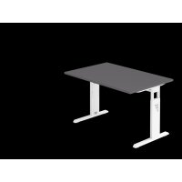 Schreibtisch C-Fuß 120x80cm