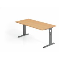 Schreibtisch C-Fuß 160x80cm Buche/ gallery