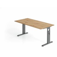 Schreibtisch C-Fuß 160x80cmAsteich gallery