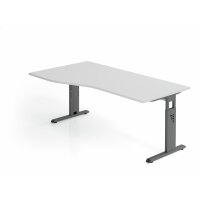 Schreibtisch C-Fuß 180x100/80cm Gr gallery