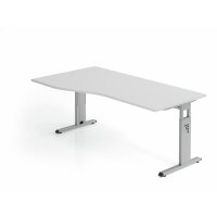 Schreibtisch C-Fuß 180x100/80cm Gr gallery