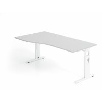 Schreibtisch C-Fuß 180x100/80cm Gr gallery