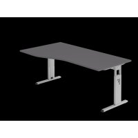 Schreibtisch C-Fuß 180x100/80cm