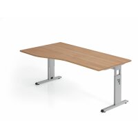 Schreibtisch C-Fuß 180x100/80cm Nu gallery