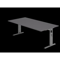 Schreibtisch C-Fuß 200x100cm