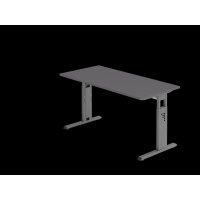 Schreibtisch C-Fuß 140x67cm