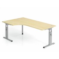 Winkeltisch C-Fuß 200x120cm 90&deg gallery
