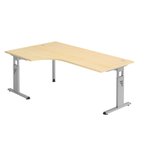 Winkeltisch C-Fuß 200x120cm 90°Ahor