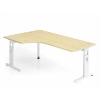 Winkeltisch C-Fuß 200x120cm 90&deg gallery