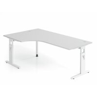 Winkeltisch C-Fuß 200x120cm 90&deg gallery