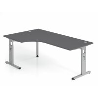 Winkeltisch C-Fuß 200x120cm 90&deg gallery