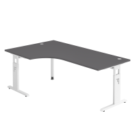 Winkeltisch C-Fuß 200x120cm 90&deg gallery