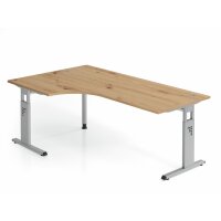 Winkeltisch C-Fuß 200x120cm 90&deg gallery