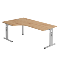Winkeltisch C-Fuß 200x120cm 90°Aste