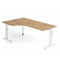 Winkeltisch C-Fuß 200x120cm 90&deg gallery