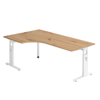 Winkeltisch C-Fuß 200x120cm 90°Aste