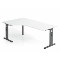 Winkeltisch C-Fuß 200x120cm 90&deg gallery