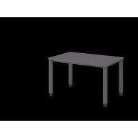 Schreibtisch 4Fuß eckig 120x80cm
