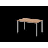 Schreibtisch 4Fuß eckig 120x80cm