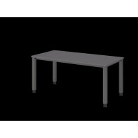 Schreibtisch 4Fuß eckig 160x80cm