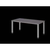 Schreibtisch 4Fuß eckig 160x80cm