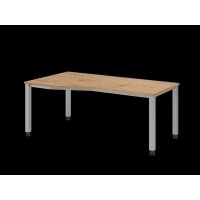 Schreibtisch 4Fuß eckig 180x100/80cm
