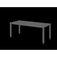 Schreibtisch 4Fuß eckig 180x80cm
