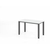 Schreibtisch 4Fuß eckig 120x67cm W gallery