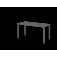 Schreibtisch 4Fuß-rd.140x67cm