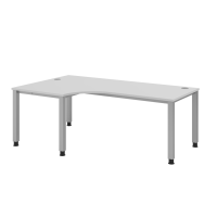 Winkeltisch 4Fuß eckig 200x120cm 90&deg