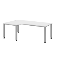 Winkeltisch 4Fuß eckig 200x120cm 90&deg