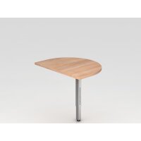Ansatzplatte RA60 Nussbaum/silber gallery
