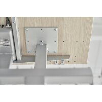 PC-Träger CPU-Halter, verstellbar, wei&s