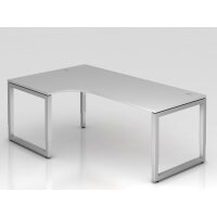 Winkeltisch O-Fuß eckig 200x120cm  gallery