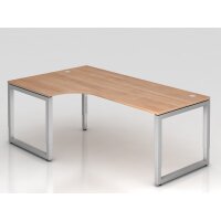 Winkeltisch O-Fuß eckig 200x120cm  gallery