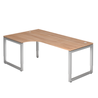 Winkeltisch O-Fuß eckig 200x120cm 90&de