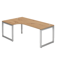 Winkeltisch O-Fuß eckig 200x120cm 90&de