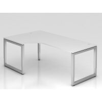Winkeltisch O-Fuß eckig 200x120cm  gallery