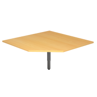 Verkettungspl.trapezf./STF eckig Buche/Graphi
