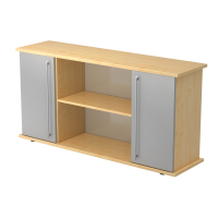 Sideboard 2 Türen 166cm RE Ahorn/Si gallery