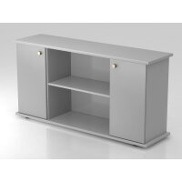 Sideboard 2 Türen 166cm SG Grau/Sil gallery